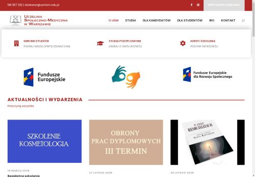 Uczelnia Społeczno-Medyczna w Warszawie
